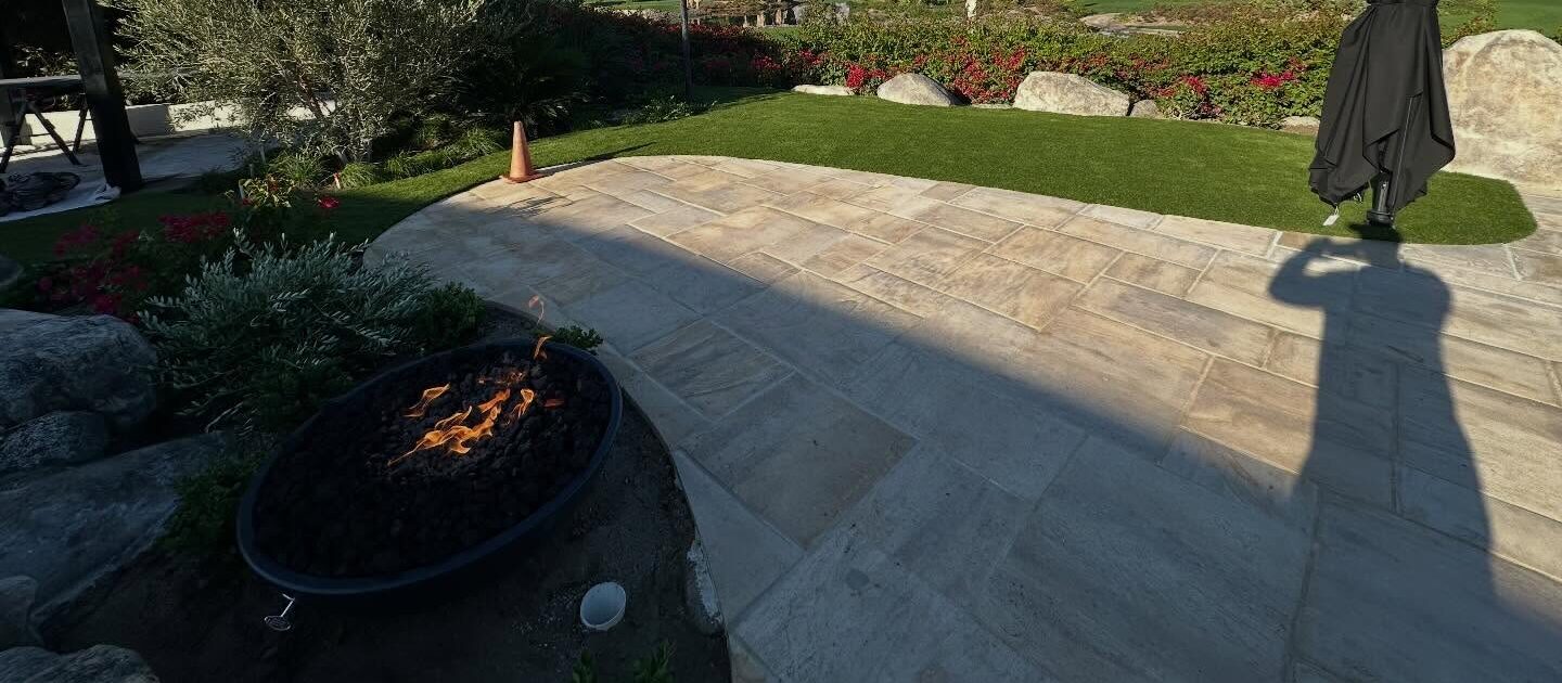 Pavers, Concrete, Artificial Grass, Green-R Turf of Coachella Valley